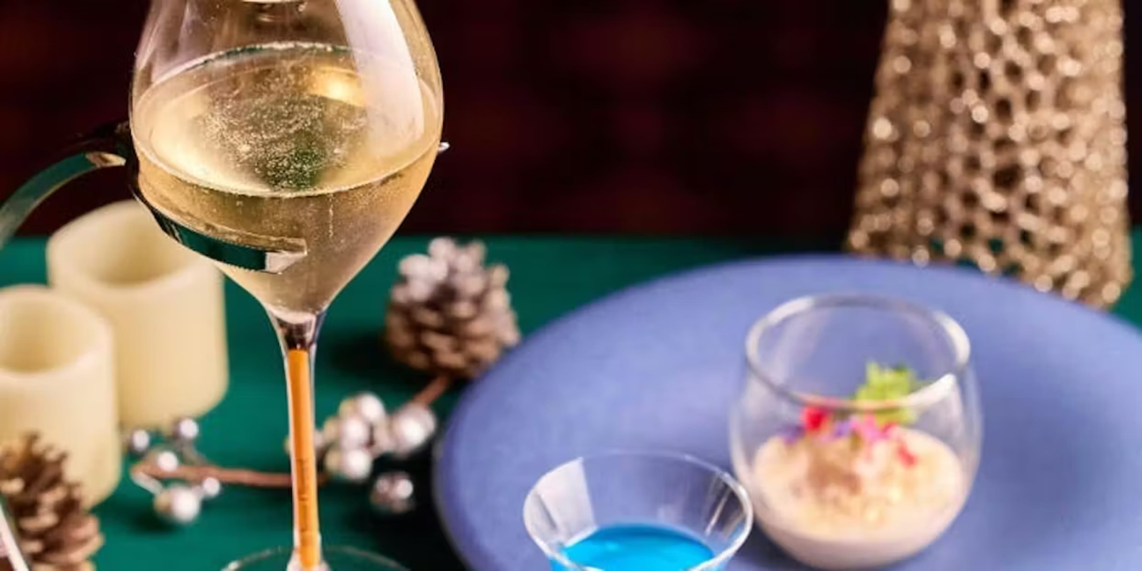 12/1～23【夜景View×アーリークリスマスプランプラン】シェフ自慢のミニコース全5品＋クリスマスカクテル★浦安ブライトンホテル東京ベイ最上階のバーで過ごす洗練された大人のクリスマス