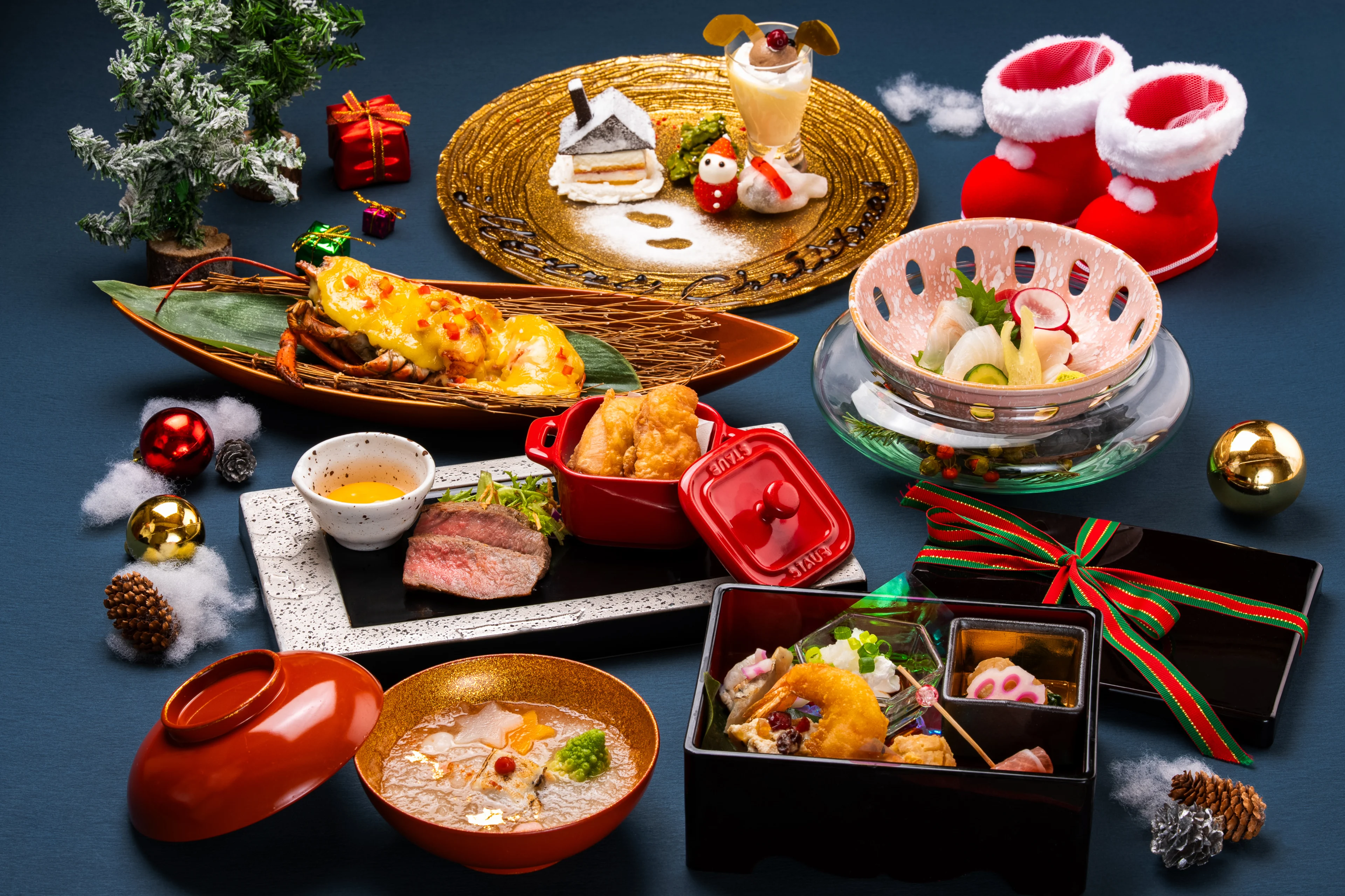 【クリスマスディナープラン】クリスマス特別会席＋隨縁亭特製クリスマスプレート〜クリスマスの特別なひとときを上質な和空間で〜ホテルモントレエーデルホフ札幌★地下鉄南北線・東豊線さっぽろ駅徒歩2分