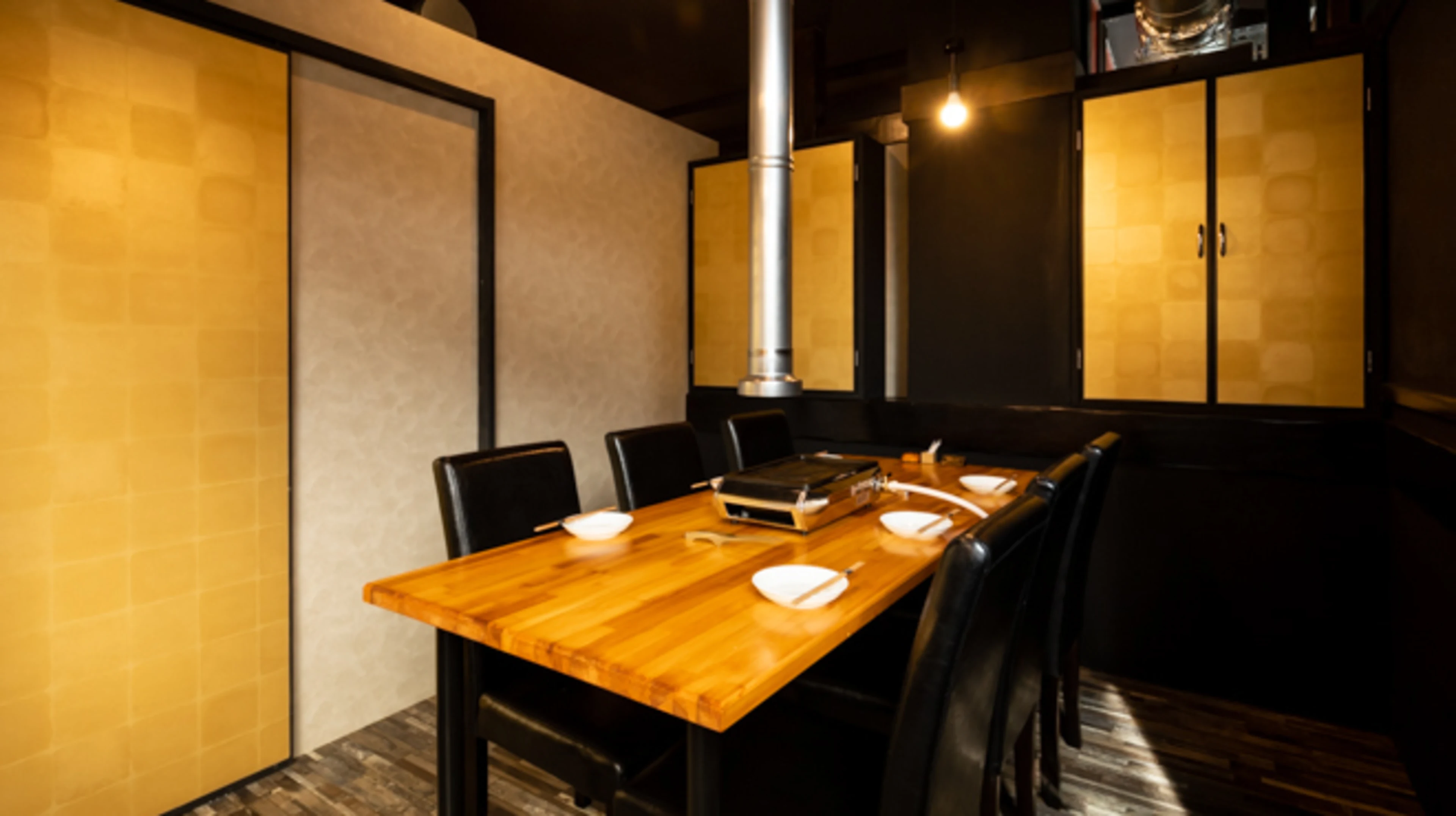 個室または半個室