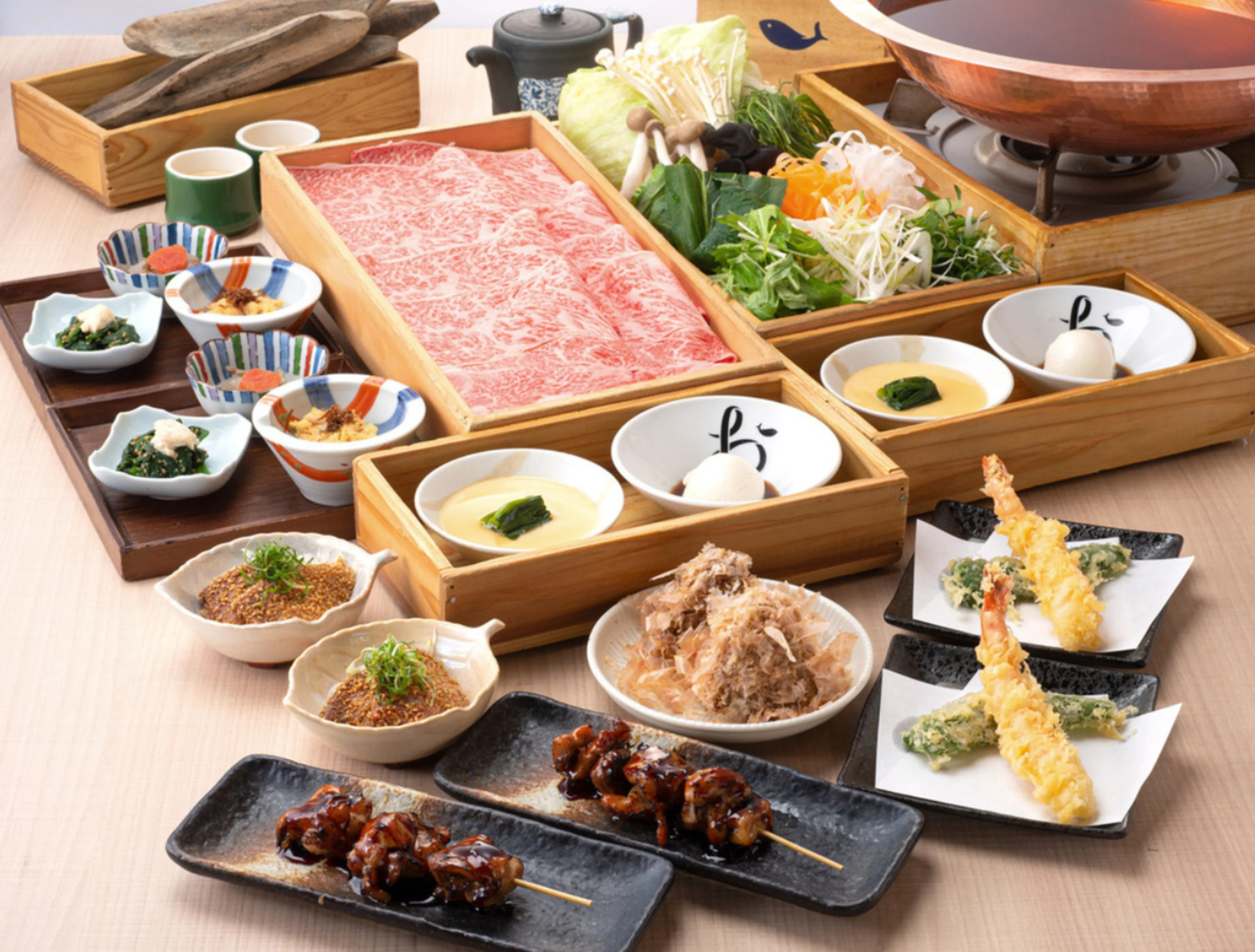 「お出汁を食べる」出汁しゃぶおばんざいコース