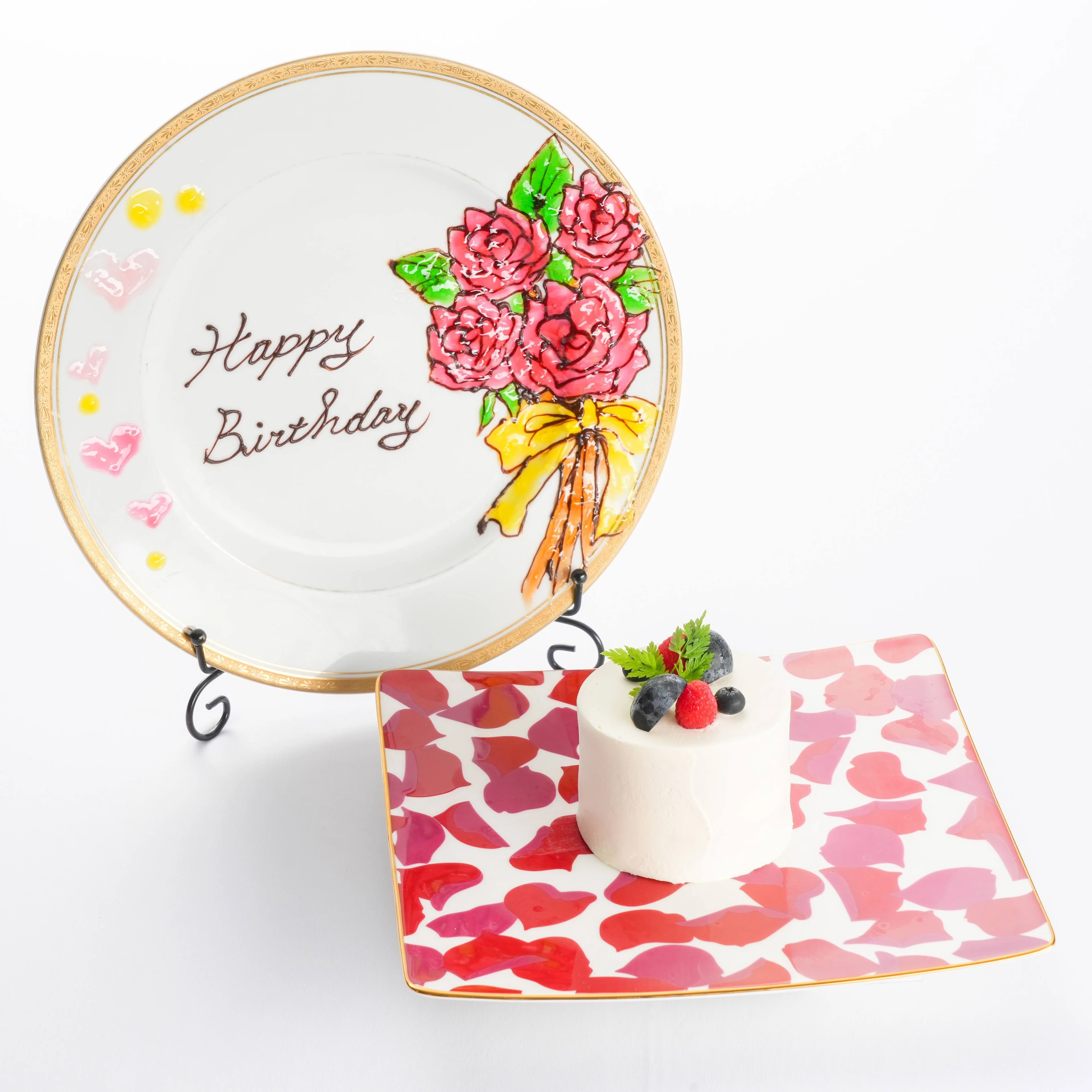 メッセージ付きプレート