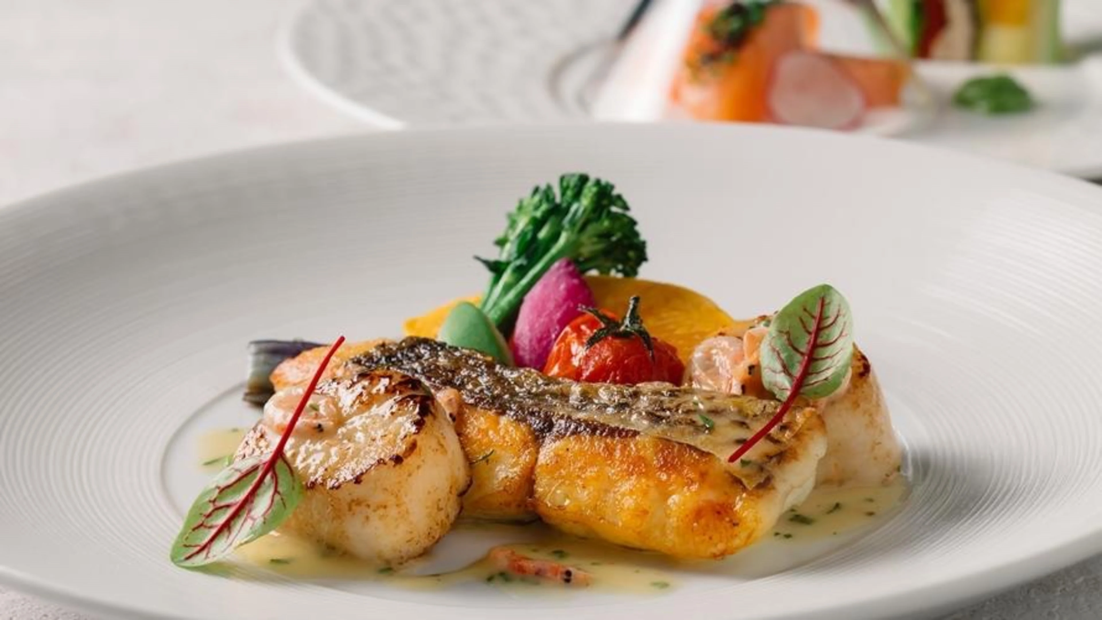 魚料理＆肉料理Wメインの贅沢なコース