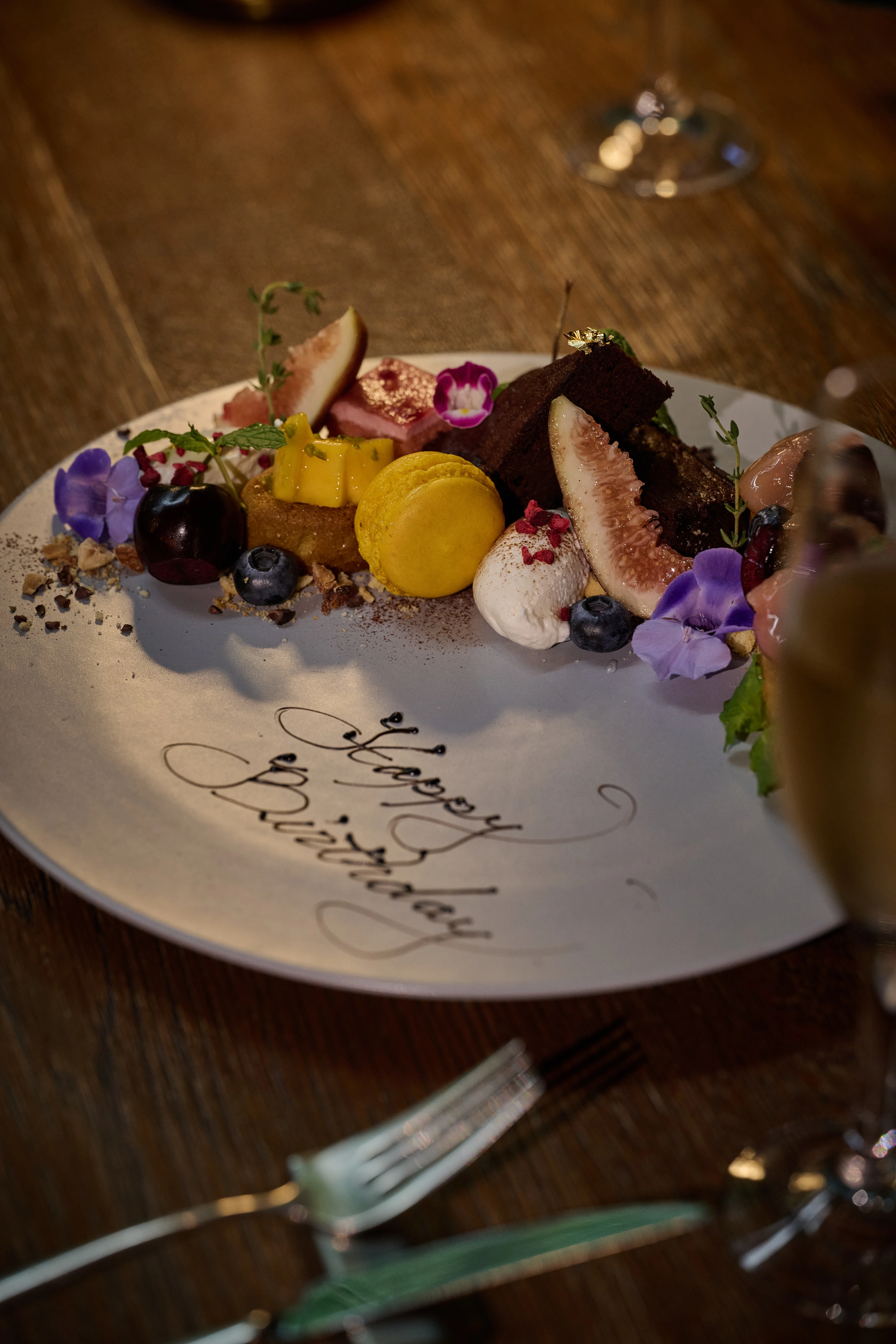 メッセージ付きプレート