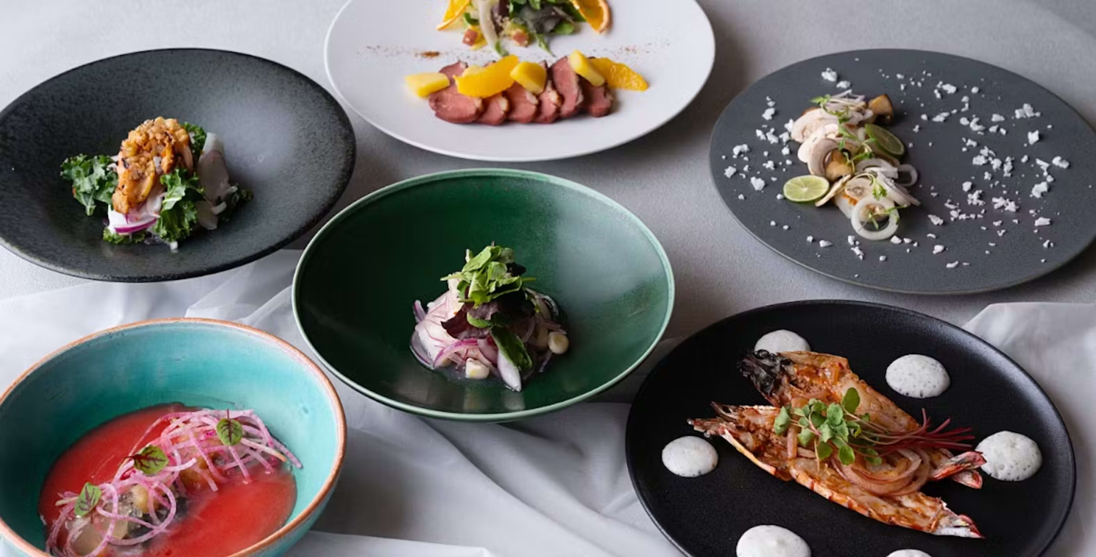 Wメインなど季節のペルー料理フルコース