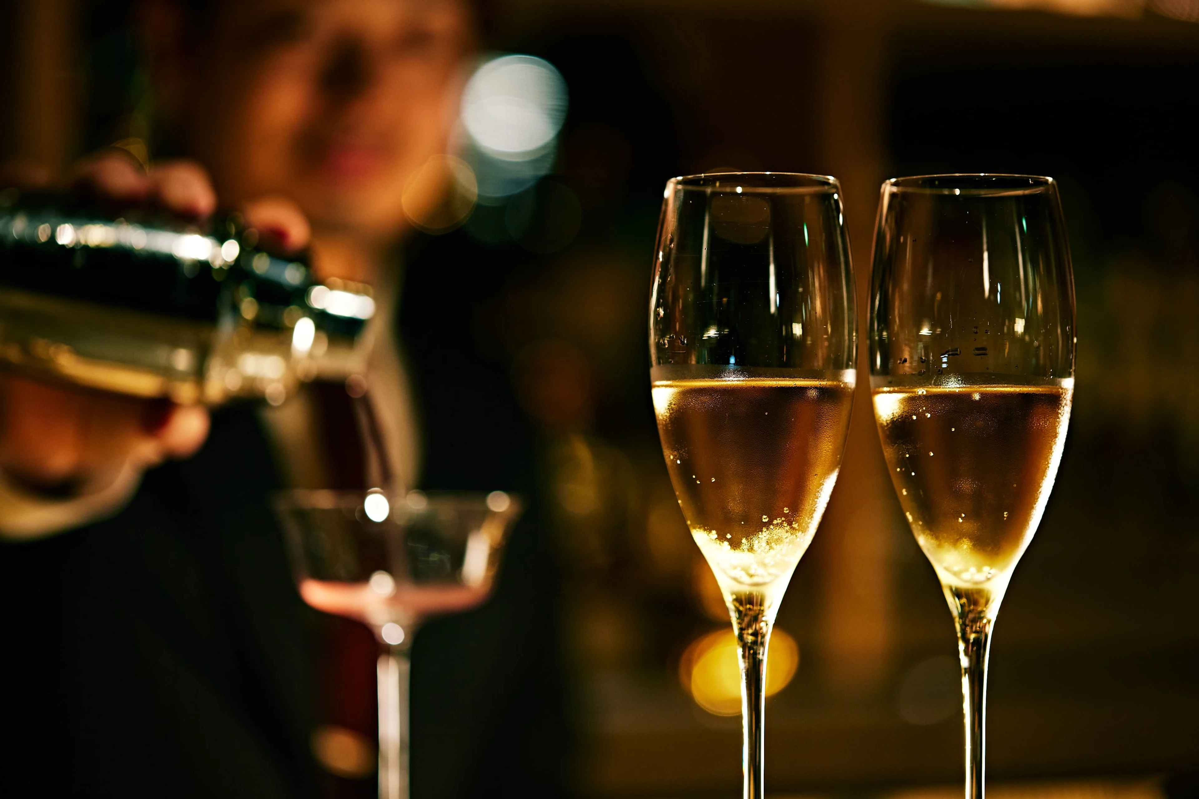 乾杯シャンパン
