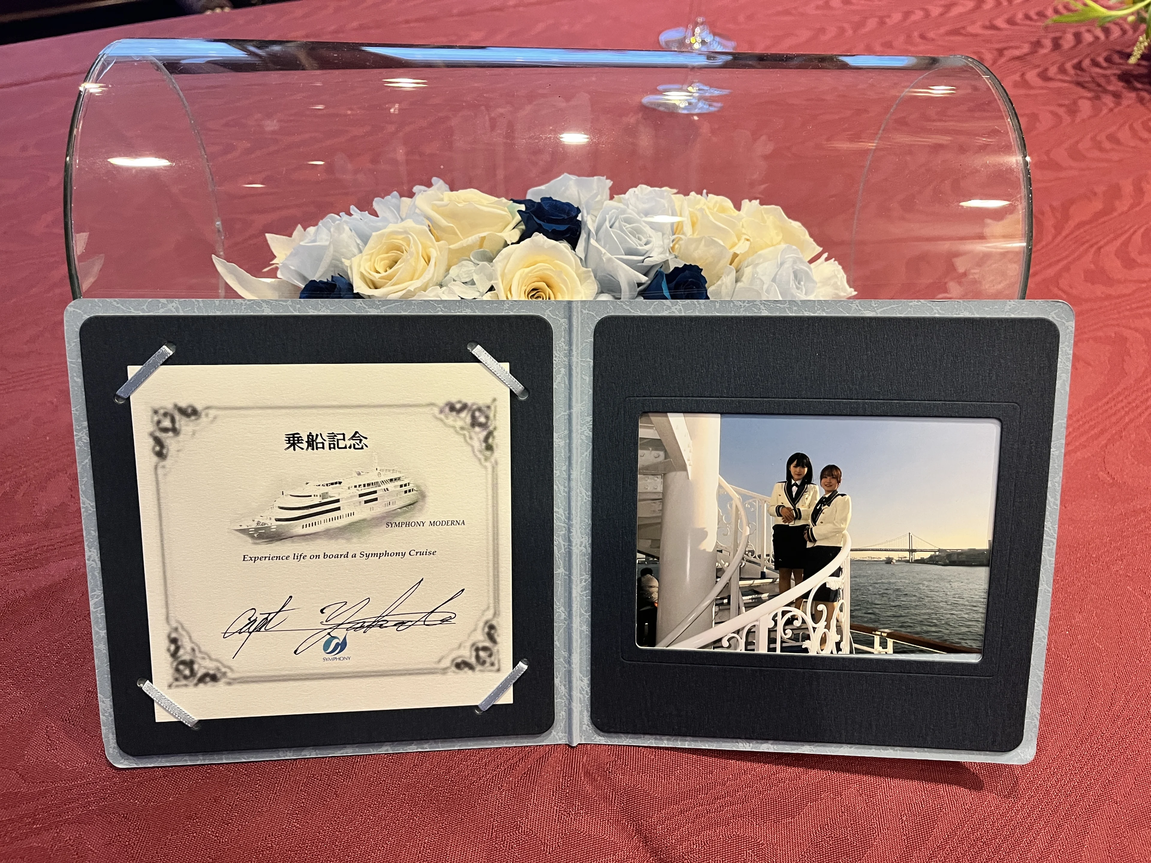 船内記念写真