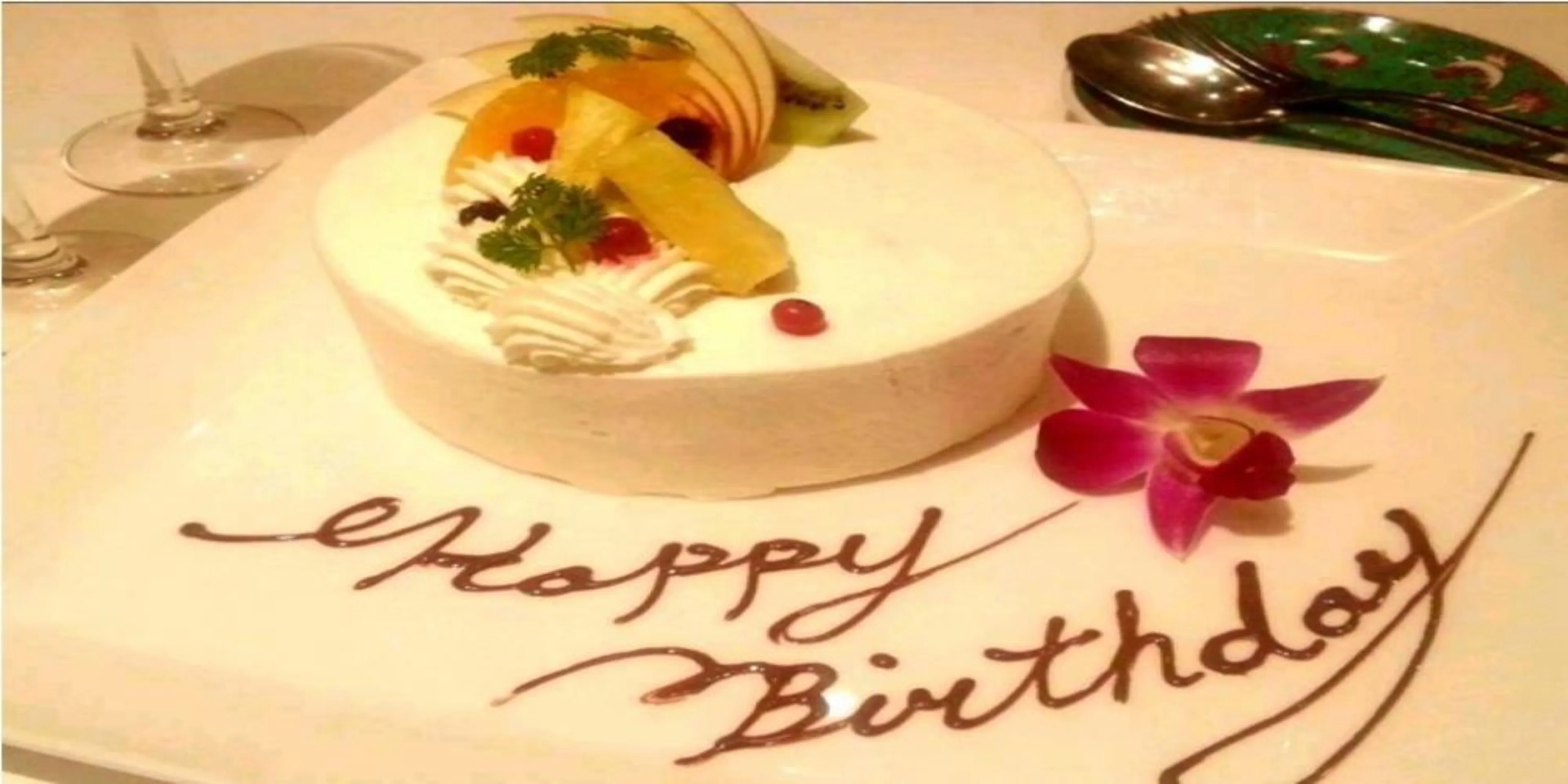 メッセージ付デザートプレート