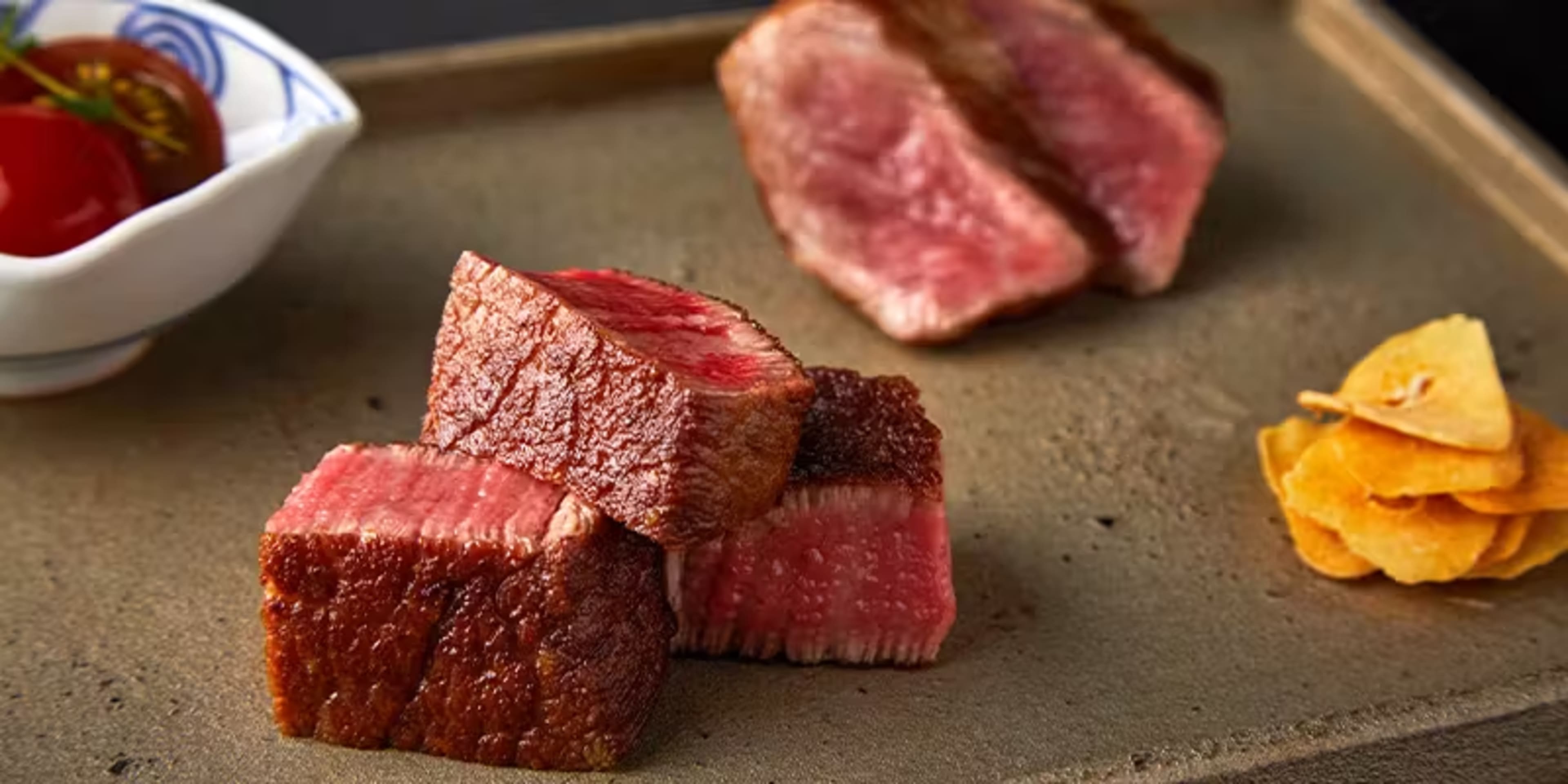 豪華鉄板焼きランチコース全6品