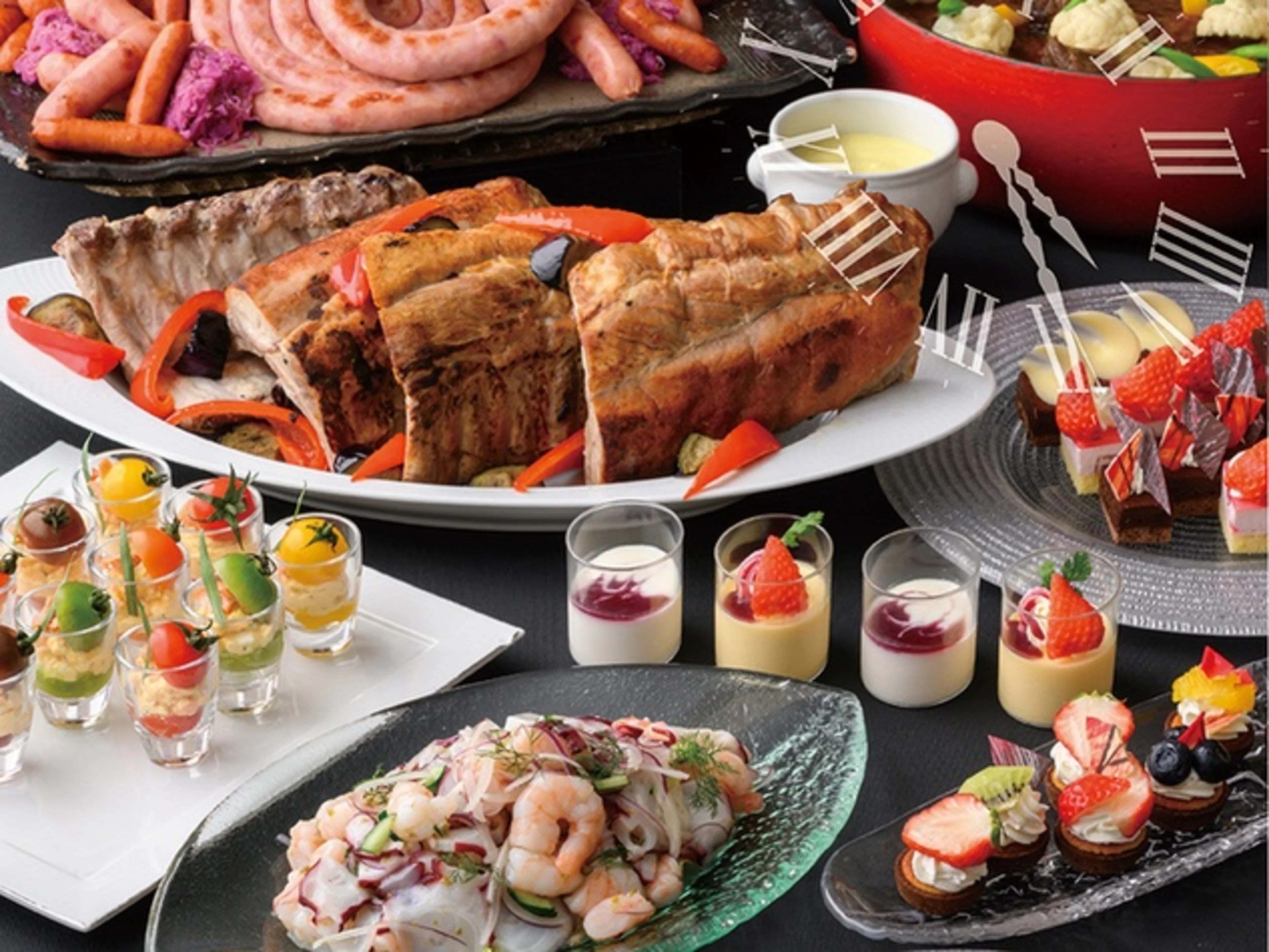 ビュッフェ料理