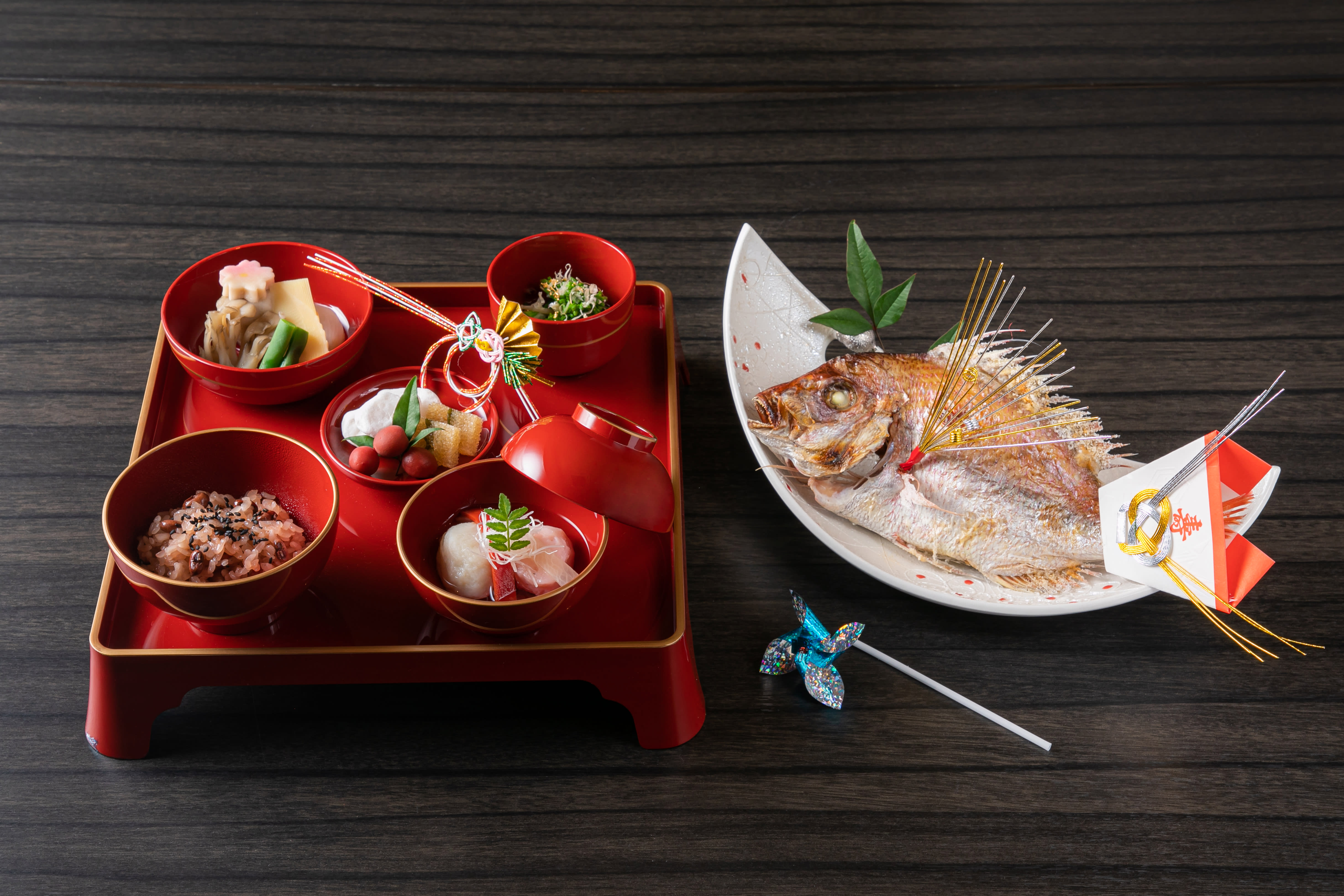 個室確約 お食い初めプラン】季節を感じる全9品お祝い膳＋乾杯ドリンク