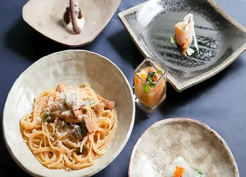 【個室確約選択可／アニバーサリープラン】前菜やパスタ、Wメインなど全8品のイタリアンコース★大阪・福島の隠れ家イタリアンでお祝い