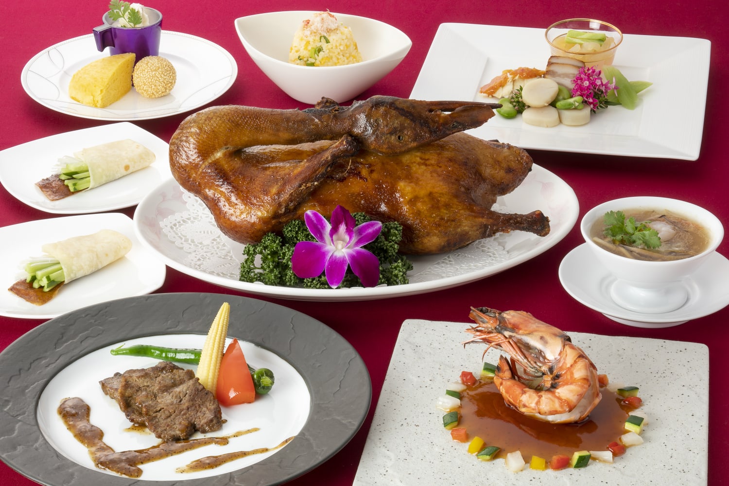 絶品アニバーサリープラン 豪華7品の中華フルコース ホールケーキ 乾杯ドリンク付き Anny アニー お祝い体験