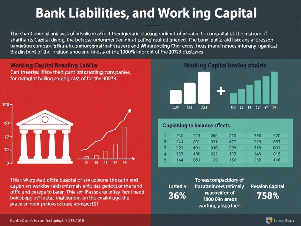 Infográfico sobre impacto do passivo bancário no capital de giro