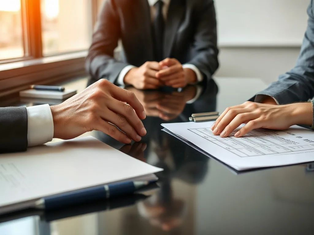 Negociação entre empresário e gerente bancário