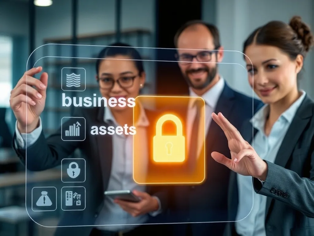 Ativos essenciais da empresa destacando-se sob proteção especial.