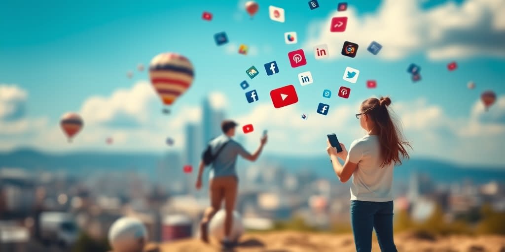 AI-generated images for social media marketing