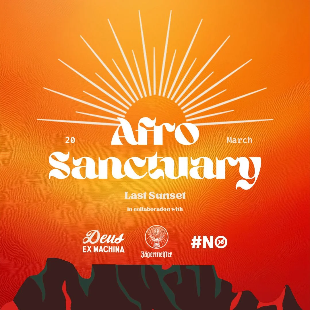 AfroSanctuary official event poster.