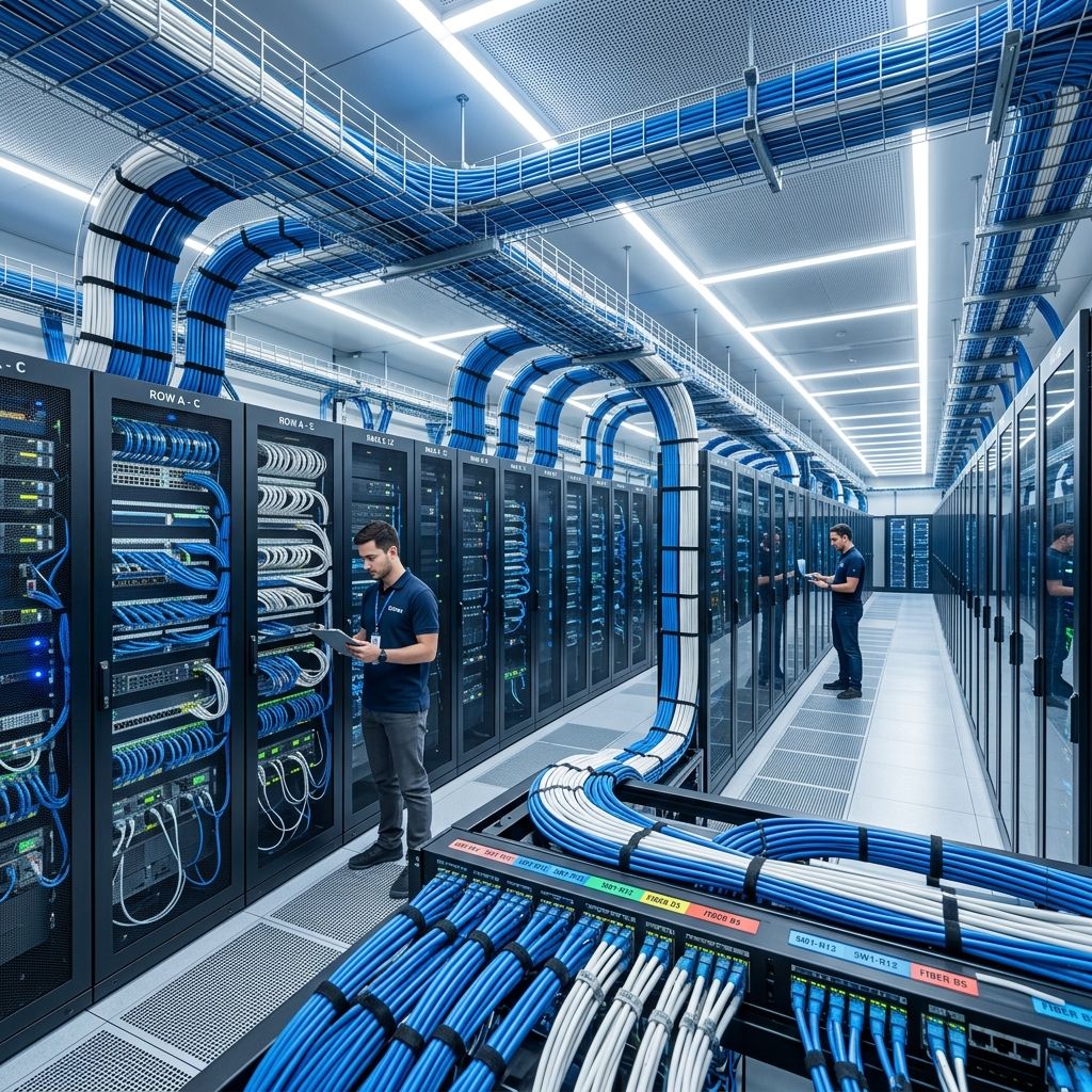 Tall server rack detail