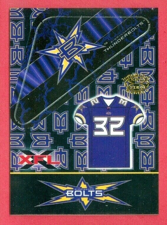 Birmingham Thunderbolts (XFL 2001) · 2001 Season · Dead Football League