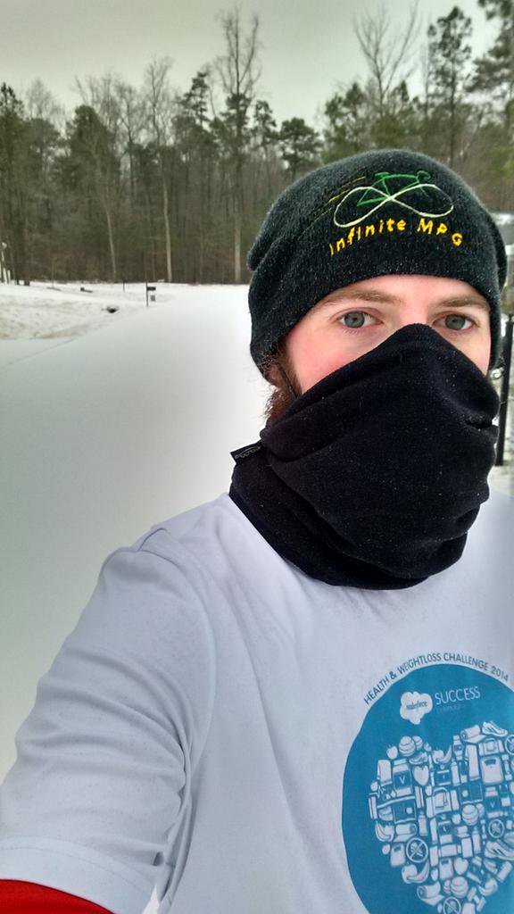 Sun, Rain, Snow or Sleet. The streak don't stop.