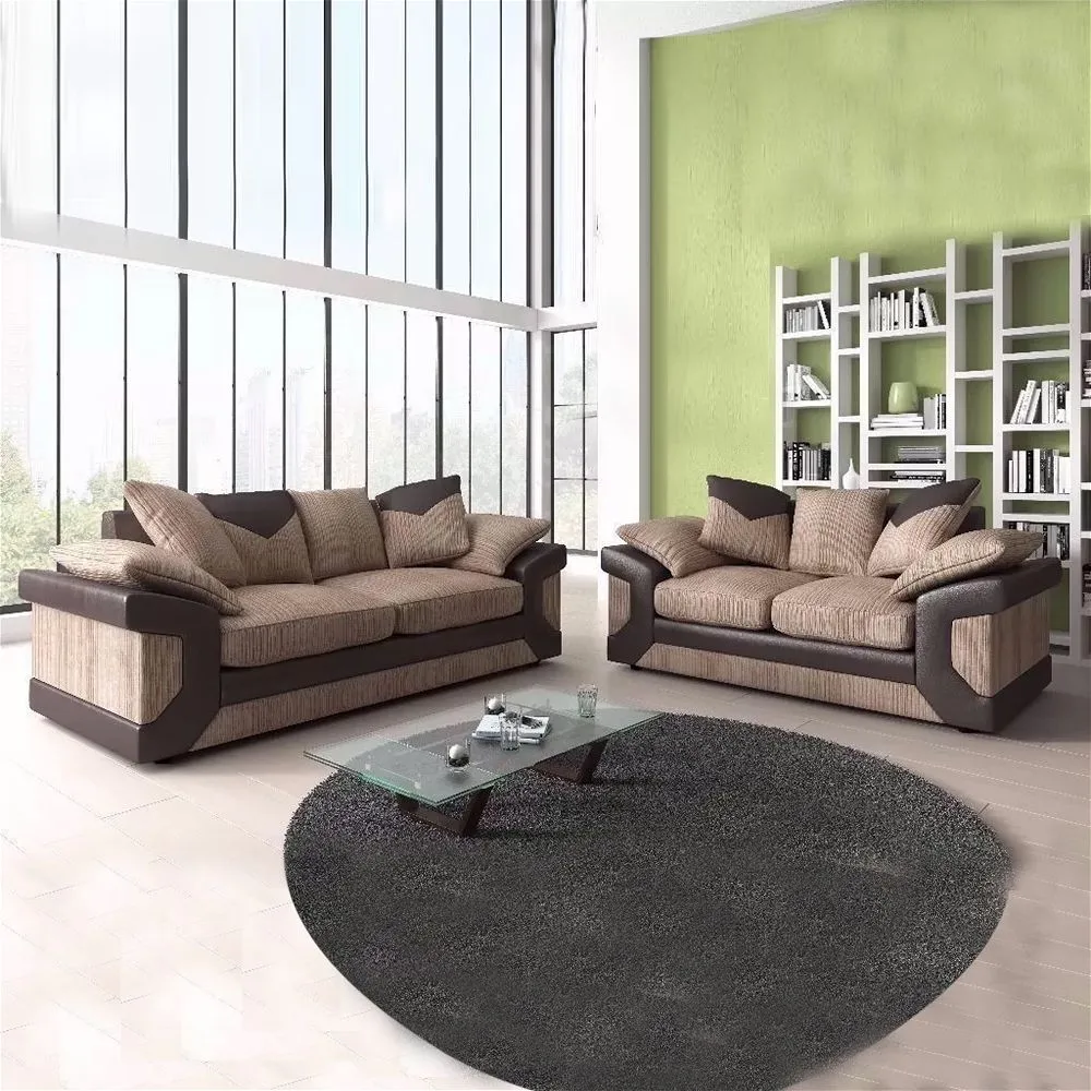 Ambler Beige 3 Plus 2 Sofa Set - Sofa Sets