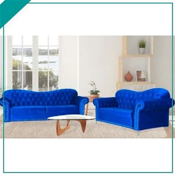Freeto Blue 3 Plus 2 Sofa Set - Sofa Sets