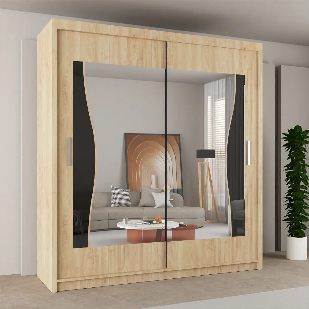 Batumi II Siding Wardrobe Oak - Sliding Wardrobes
