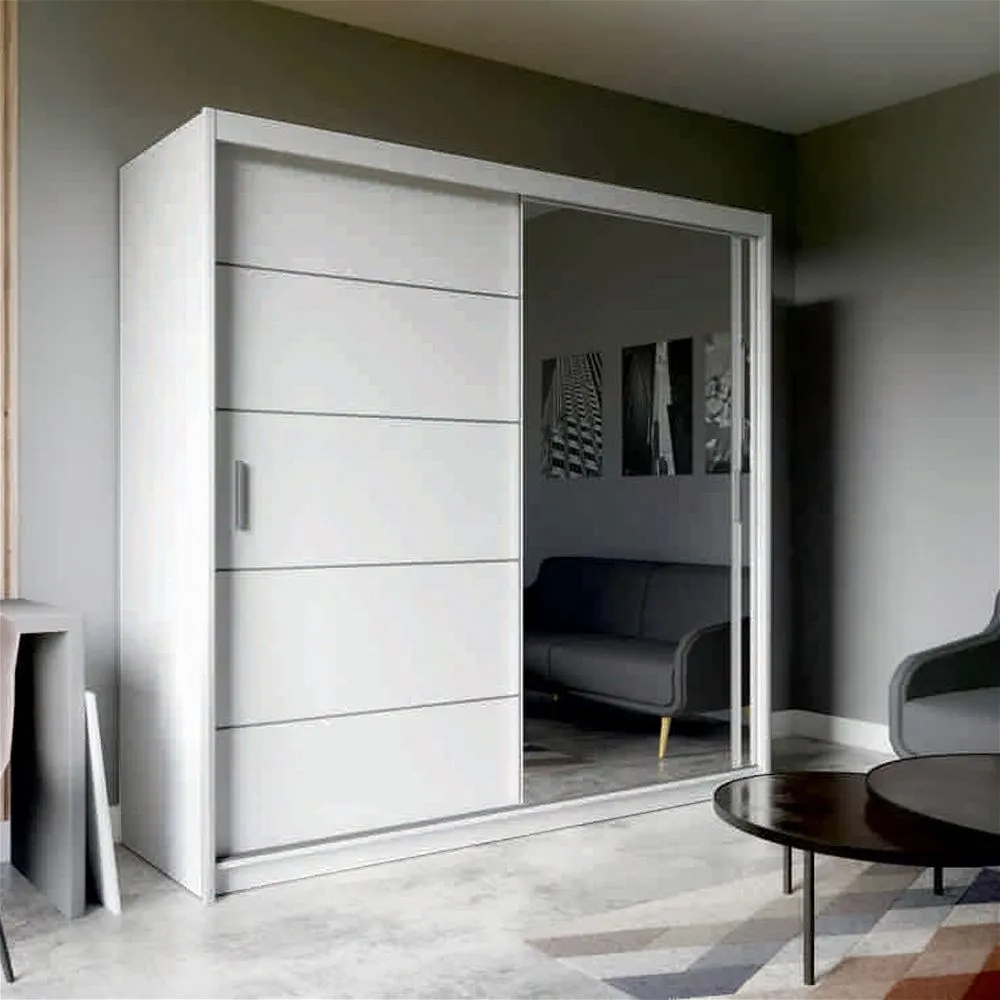 Vision II Sliding Wardrobes white - Sliding Wardrobes