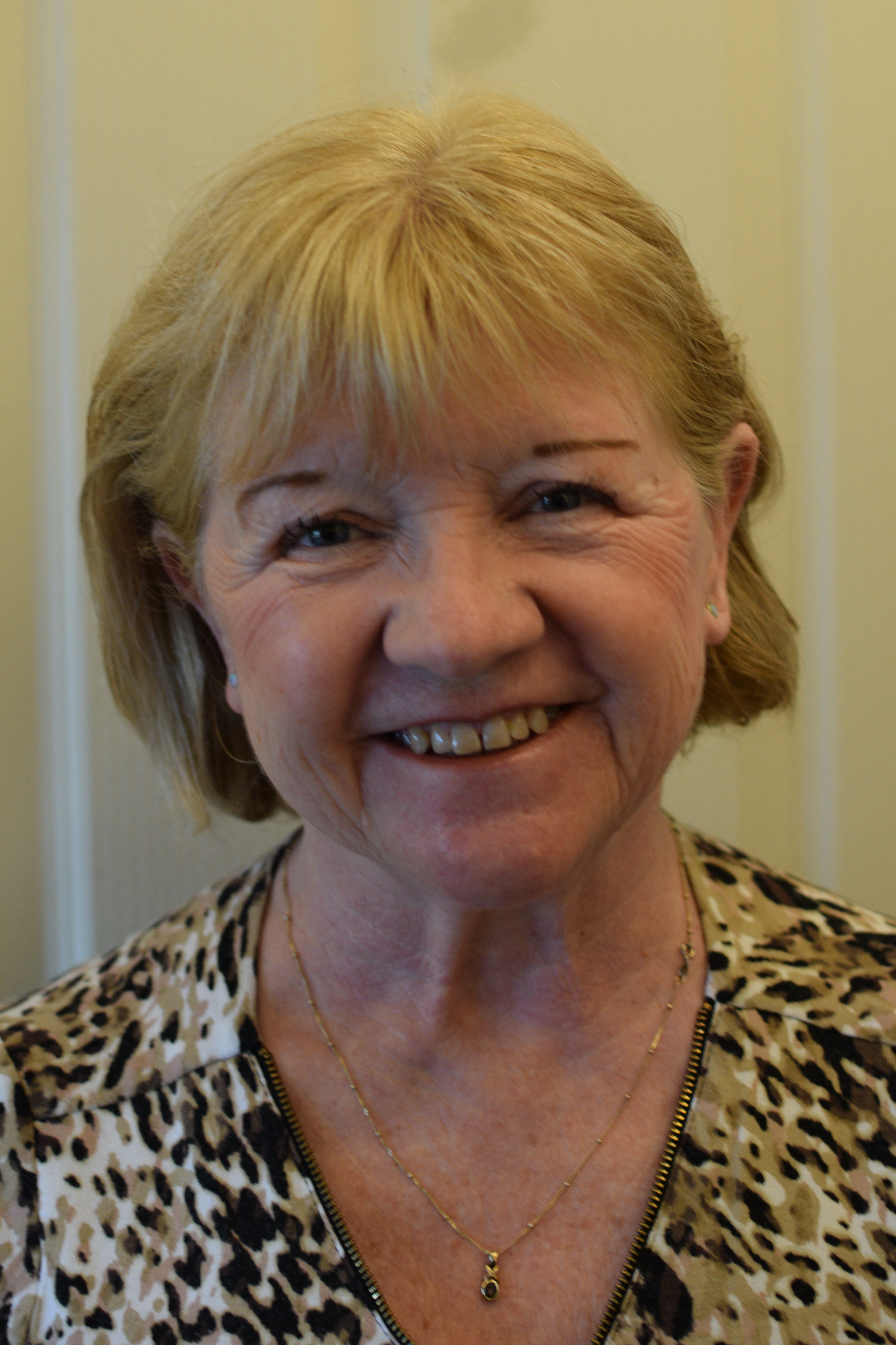 Portrait photograph of Carol the tour guide