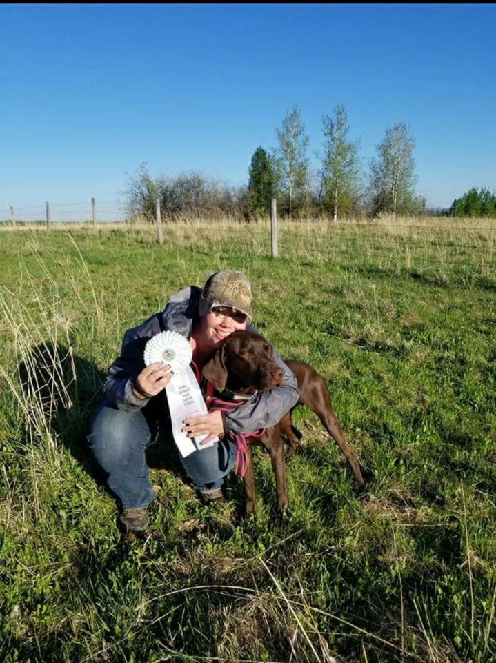 Gun dog field trial