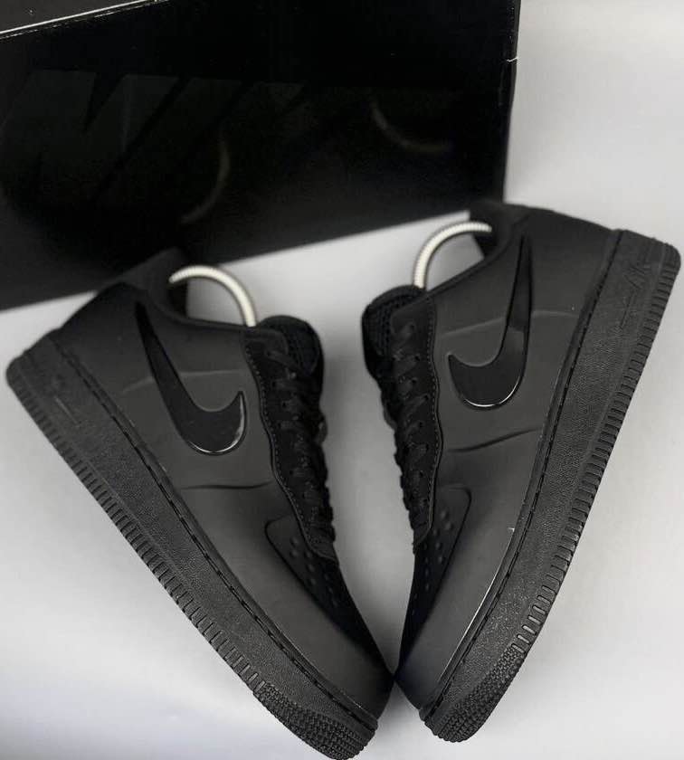 black matte air forces