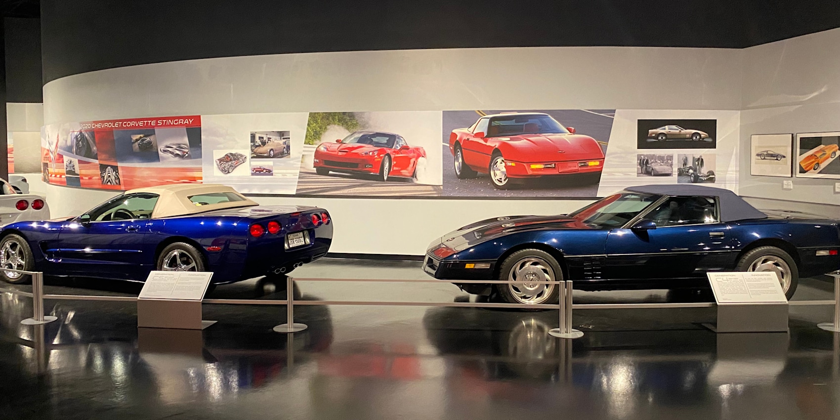 Corvette Museum Timeline Wall