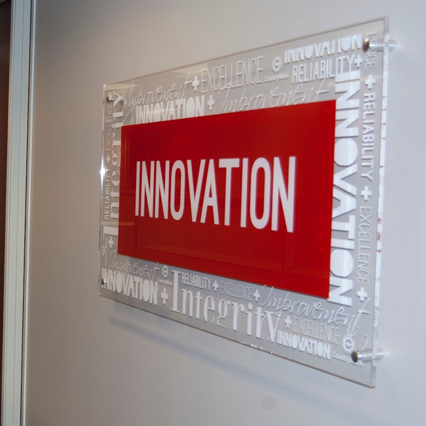CountryMark Arylic Sign
