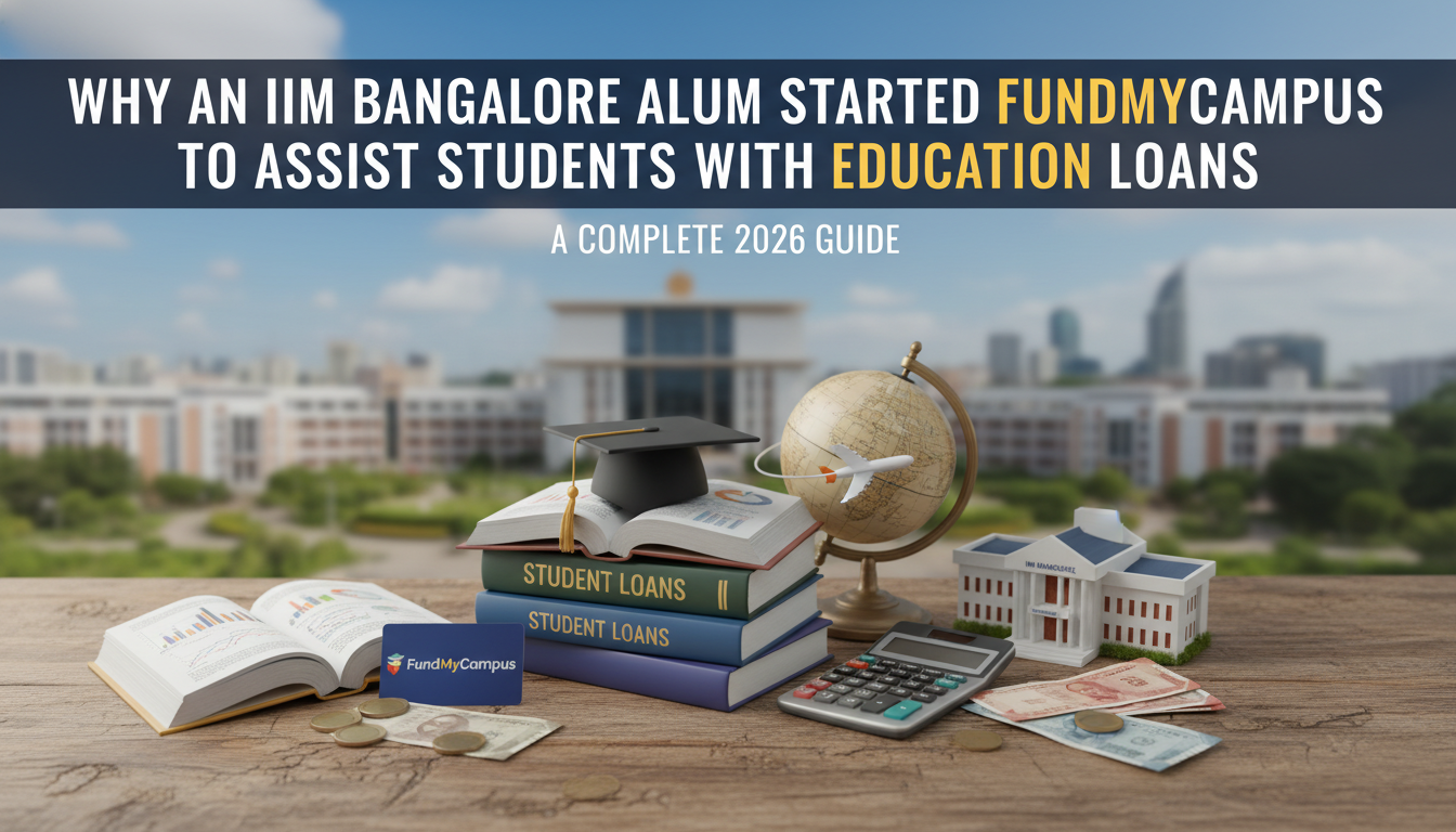 Why an IIM Bangalore Alum Started FundMyCampus to Assist Students with Education Loans