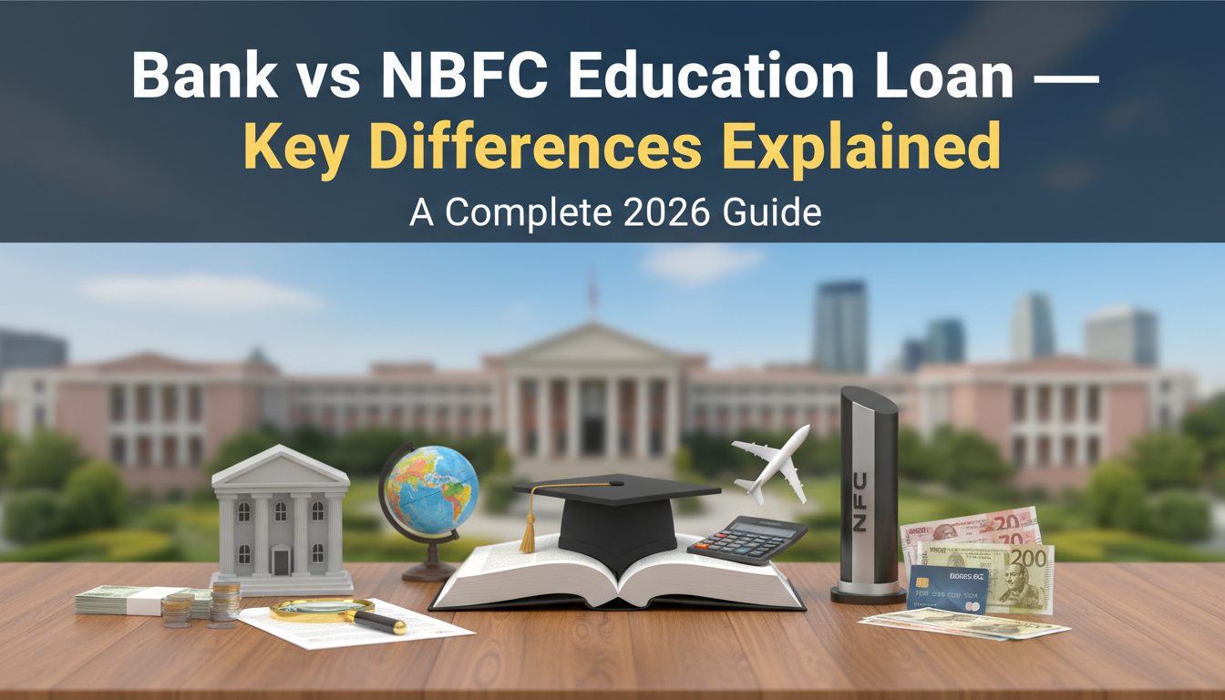 Bank vs NBFC Education Loan — Key Differences Explained
