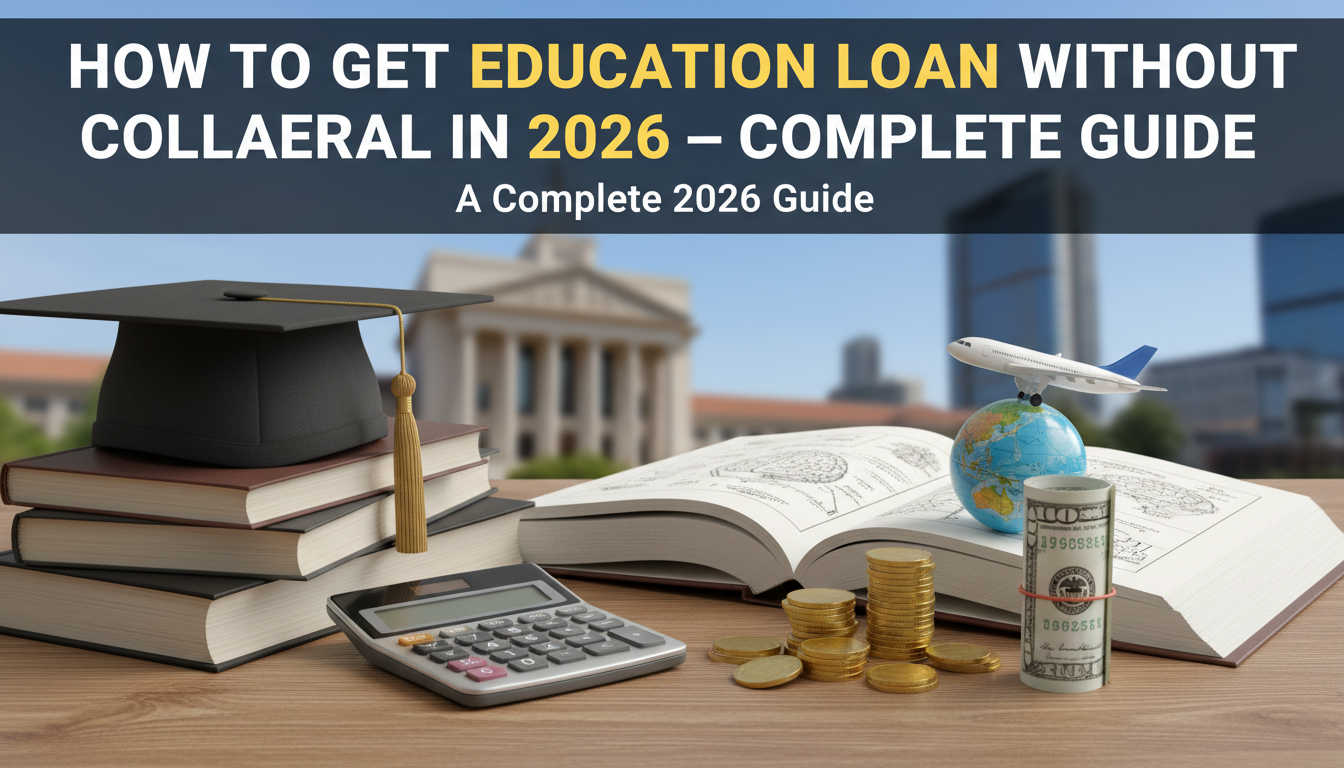How to Get Education Loan Without Collateral in 2026 — Complete Guide