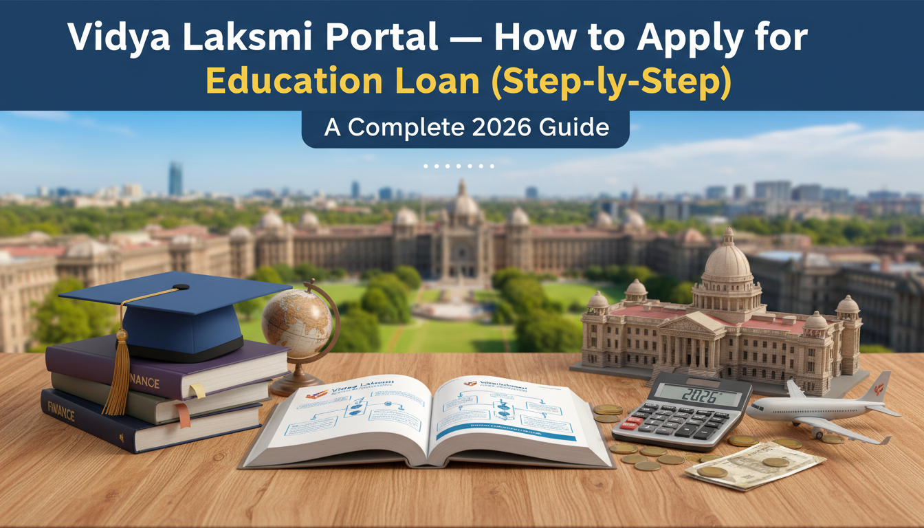 Vidya Lakshmi Portal — How to Apply for Education Loan (Step-by-Step)