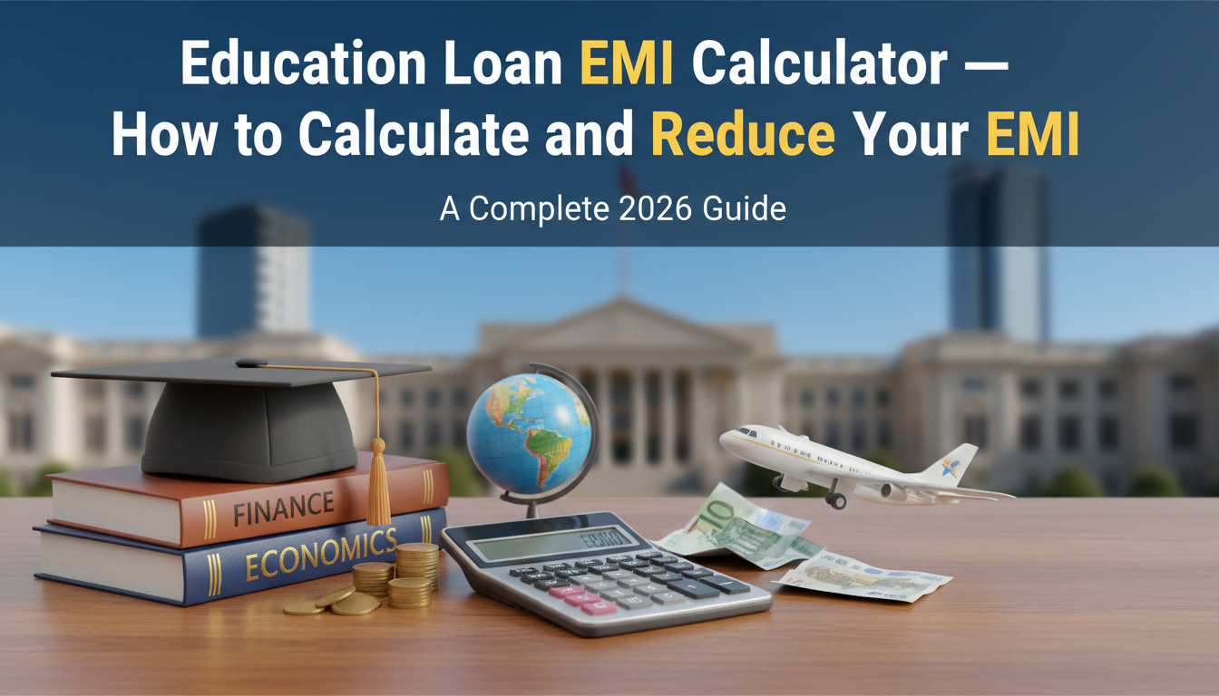 Education Loan EMI Calculator β How to Calculate and Reduce Your EMI