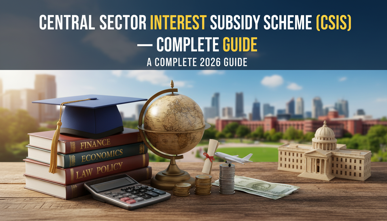 Central Sector Interest Subsidy Scheme (CSIS) — Complete Guide