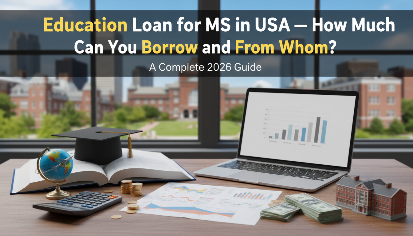 Education Loan for MS in USA — How Much Can You Borrow and From Whom?