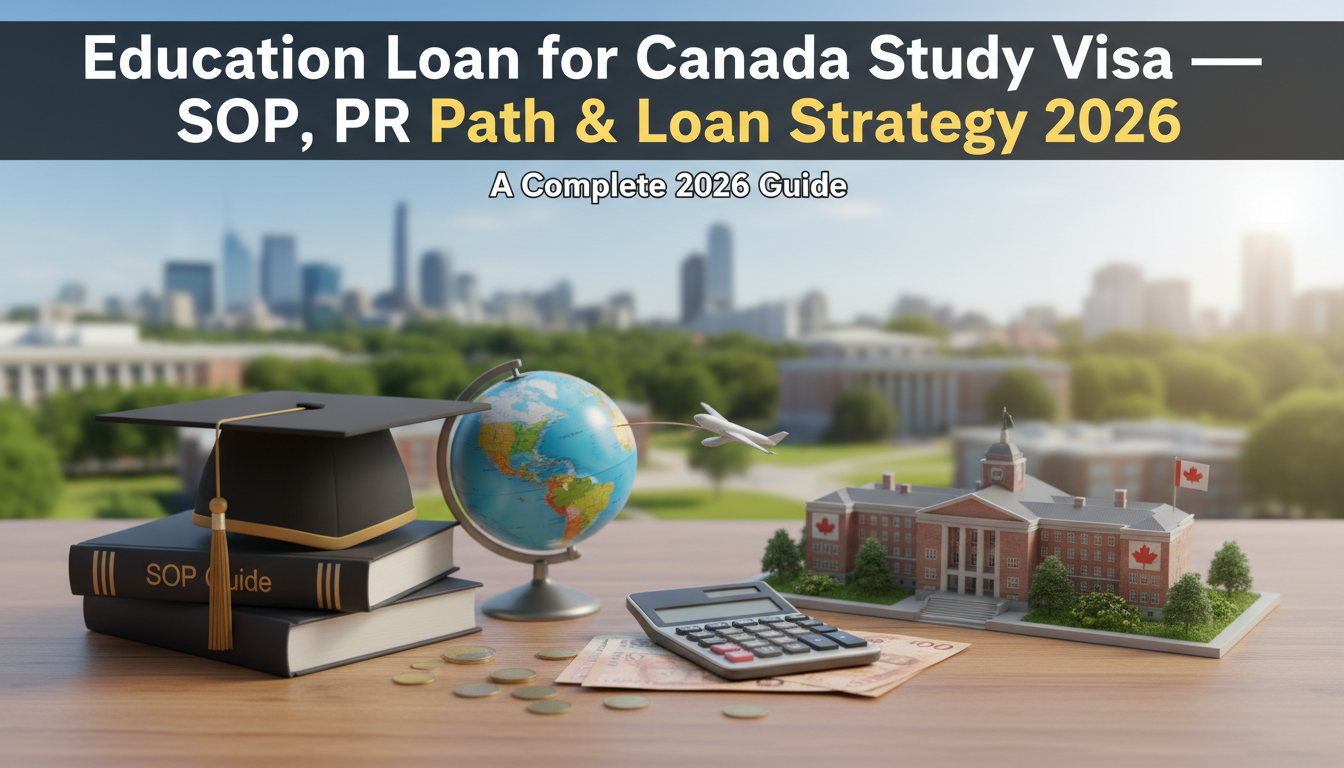 Education Loan for Canada Study Visa — SOP, PR Path & Loan Strategy 2026