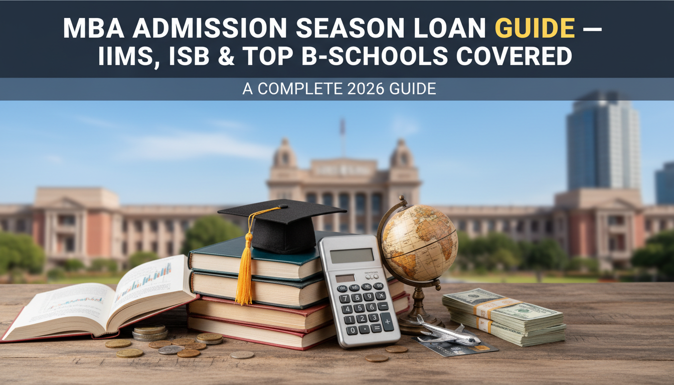 MBA Admission Season Loan Guide — IIMs, ISB & Top B-Schools Covered