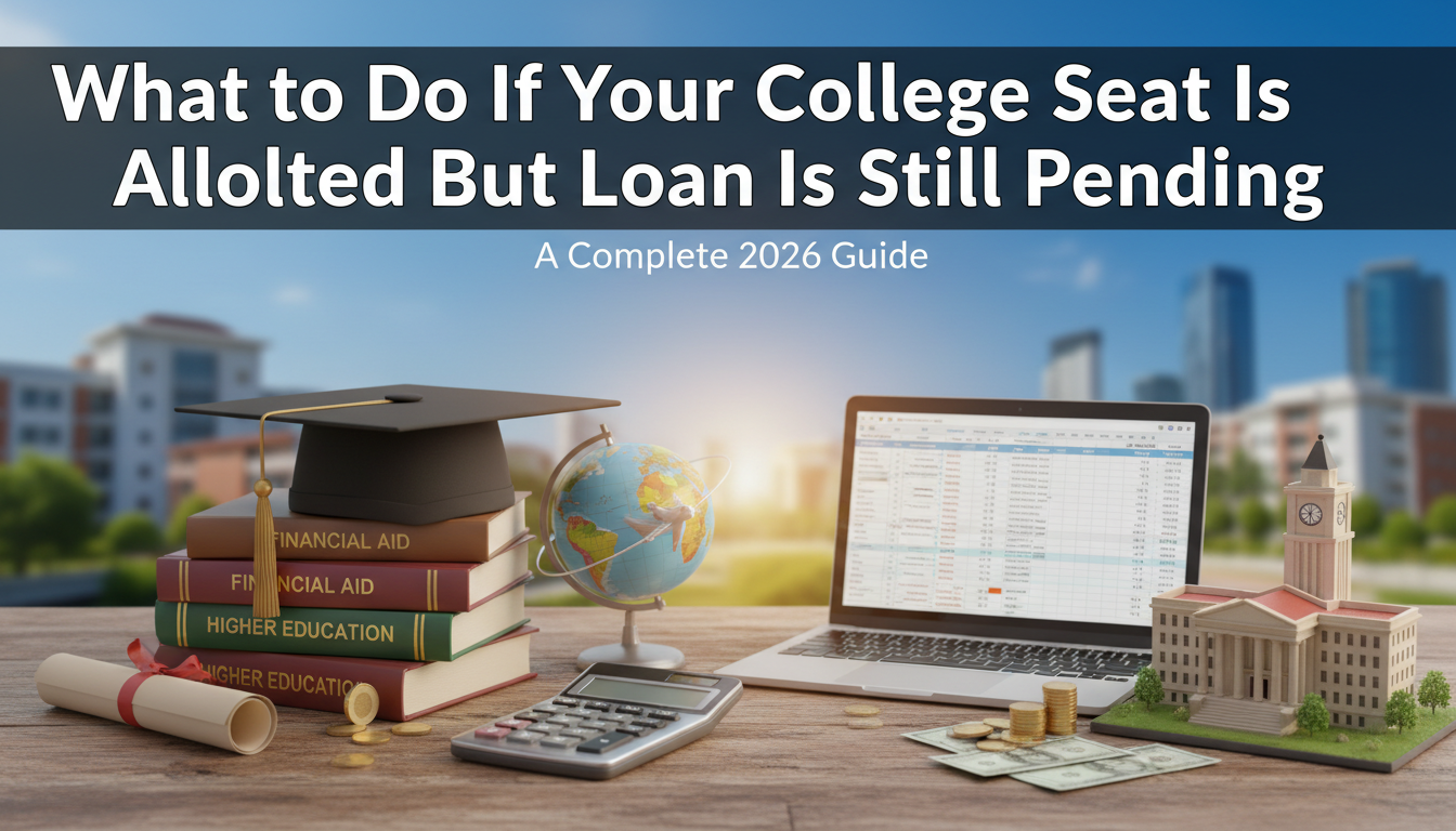 What to Do If Your College Seat Is Allotted But Loan Is Still Pending
