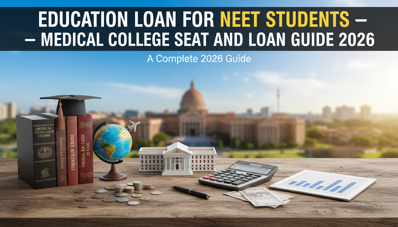 Education Loan for NEET Students — Medical College Seat and Loan Guide 2026