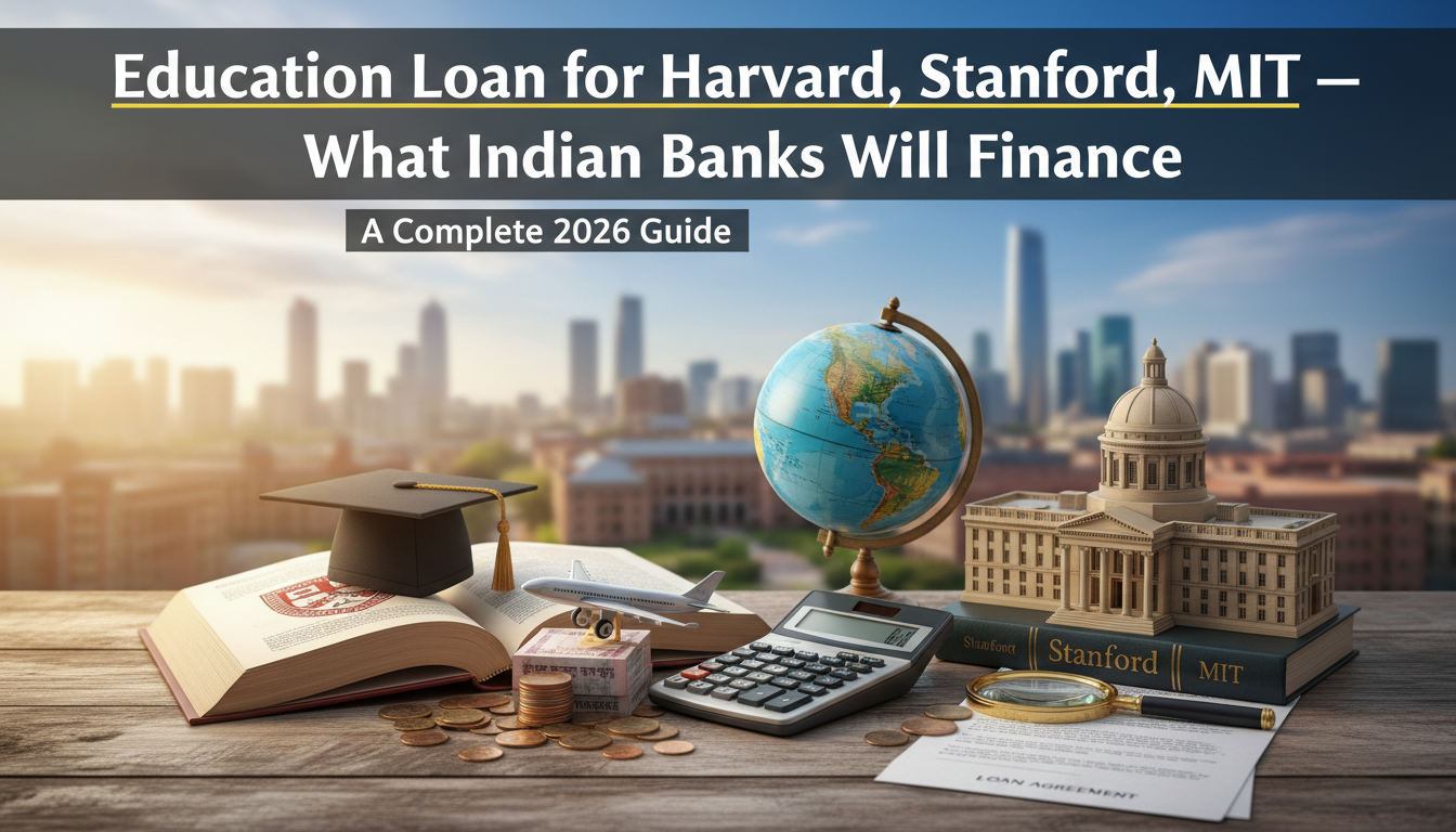 Education Loan for Harvard, Stanford, MIT — What Indian Banks Will Finance