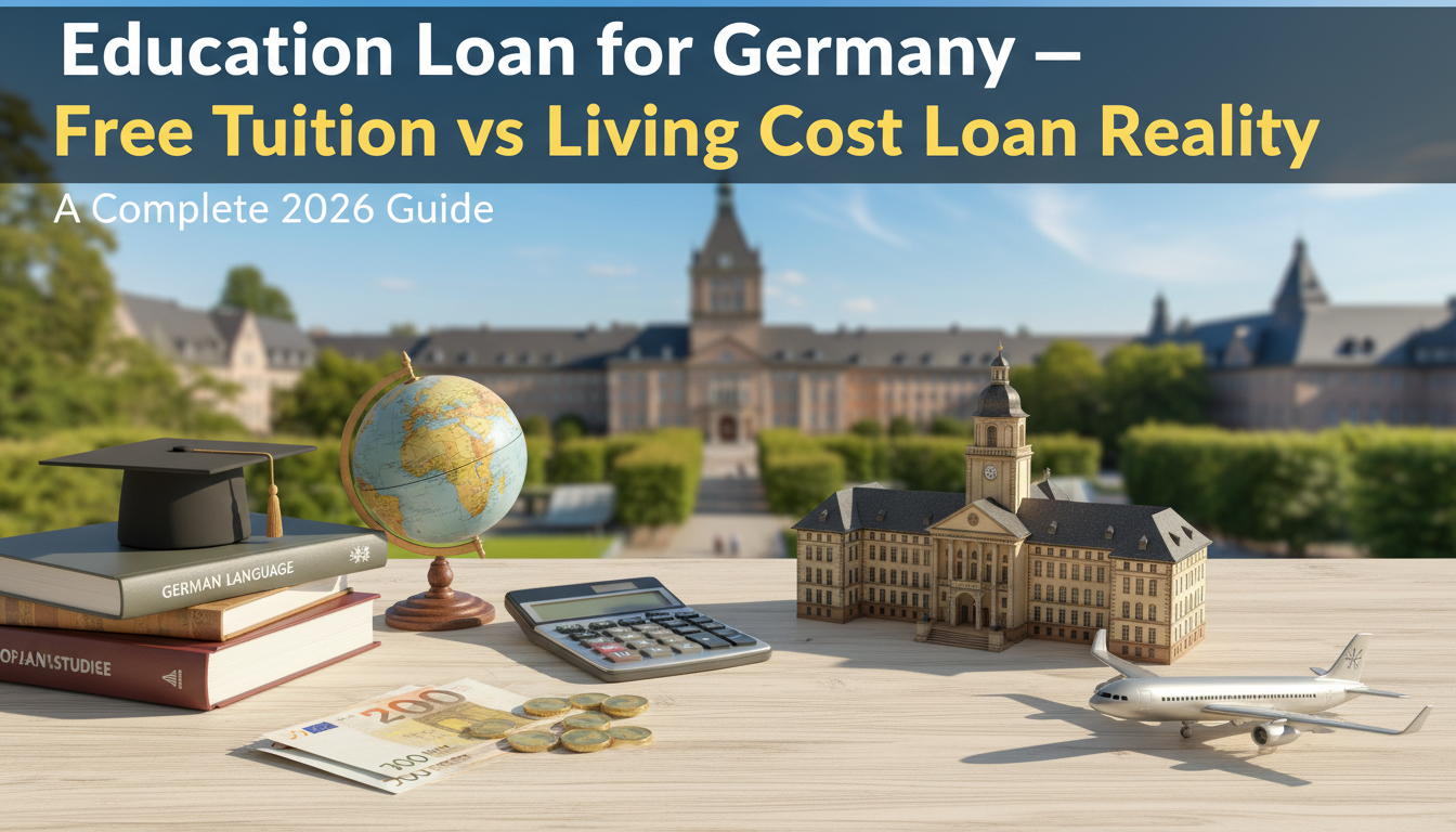 Education Loan for Germany — Free Tuition vs Living Cost Loan Reality