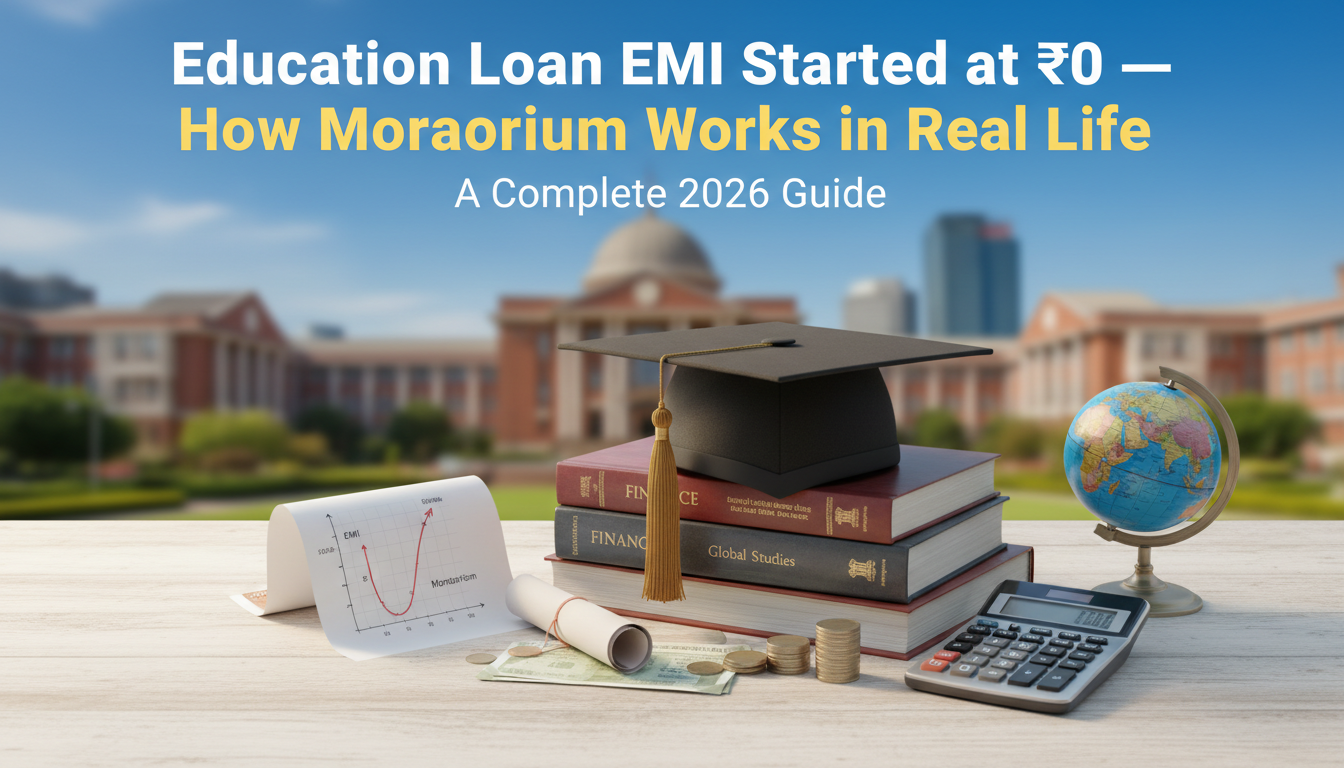 Education Loan EMI Started at ₹0 — How Moratorium Works in Real Life