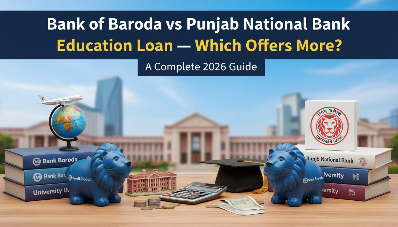 Bank of Baroda vs Punjab National Bank Education Loan — Which Offers More?
