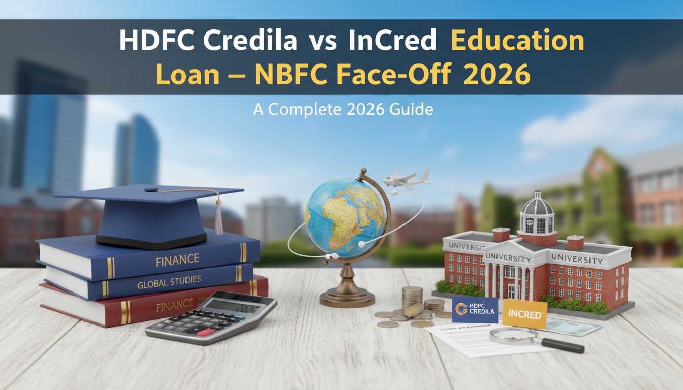 HDFC Credila vs InCred Education Loan — NBFC Face-Off 2026