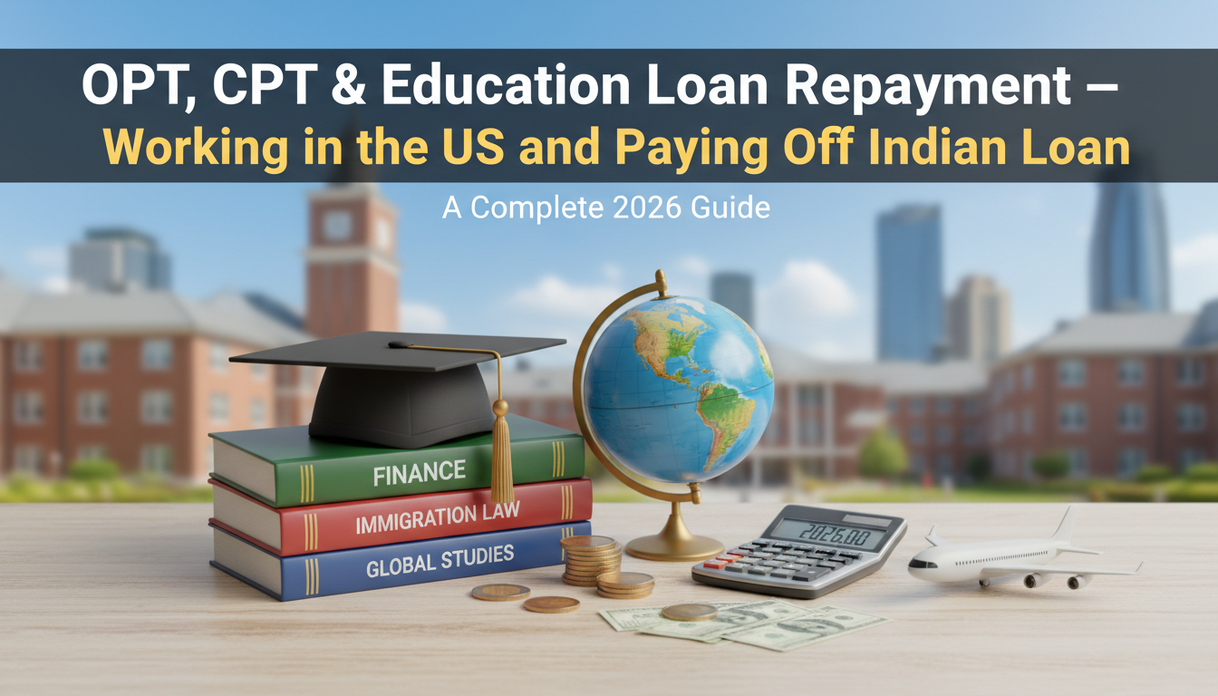 OPT, CPT & Education Loan Repayment — Working in the US and Paying Off Indian Loan